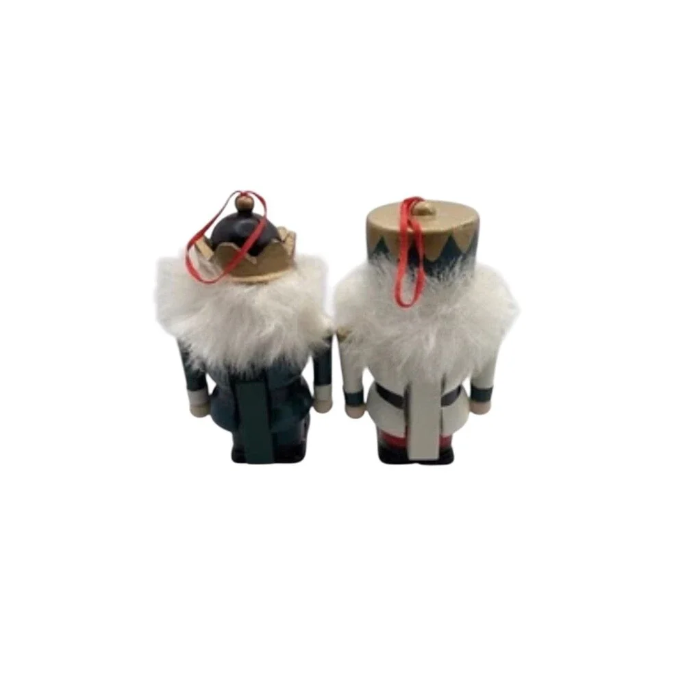 Vintage Nutcrackers  From 90’s, Set Of 2. King Toy Soldier 6 In Tall